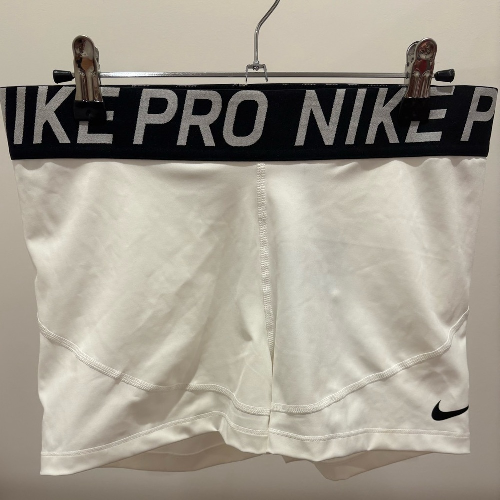 Nike Women's White Training Shorts